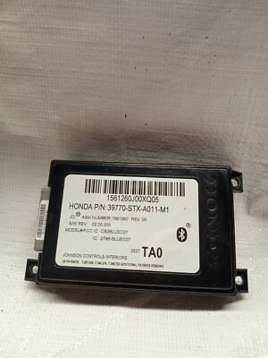  2007-2009 Acura MDX HFL HFT Hands Free Link Bluetooth Module 39770-STX-A011-M1