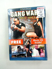 Gang Warz DVD Sealed Plus Free Music CD Inside NR Coolio Hip-Hop Action New 2006