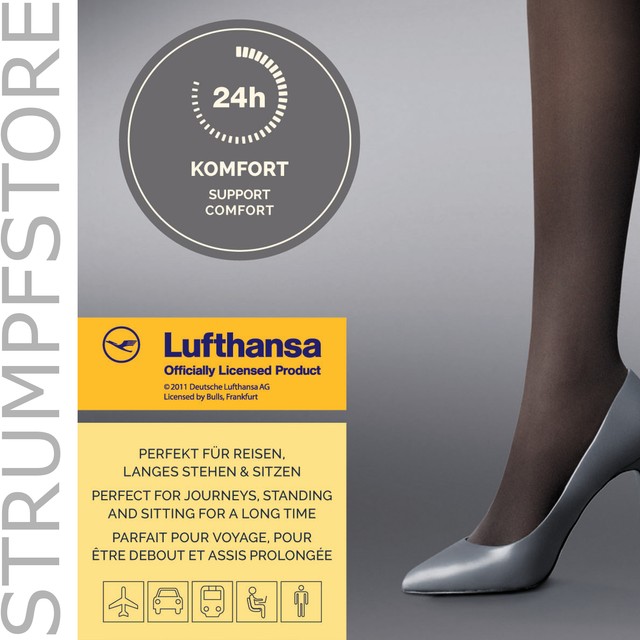 Strümpfe KUNERT Fly&Care 40/ schwarz (Neu und originalverpackt) in