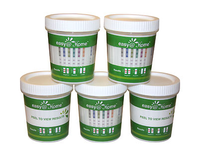 Easy@Home ECDOA-254 5-Panel Urine Drug Test Cup Temp Strip THC COC MET OPI AMP