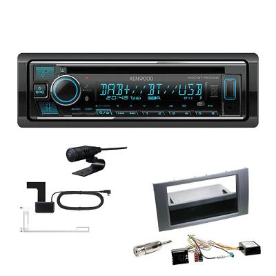 Kenwood 1-DIN Receiver Autoradio DAB Bluetooth für Ford S-Max anthrazit Canbus