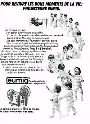 ADVERTISING ADVERTISING 104 1980 EUMIG Projector Camera