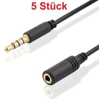 1M Aux Stereo KopfhöRer Kabel VerläNgerungskabel 3,5Mm Klinke Buchse Stecker