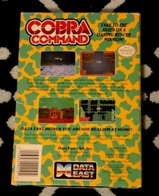 Cobra Command NES CIB Very Good Condition Authentic Complete Nintendo Game