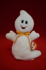 TY Original Beanie Baby SPOOKY THE GHOST Retired 1995 Style 4090  ?-Rare/Errors?