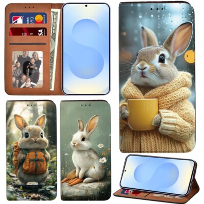 Passend für Samsung Galaxy A20E/A33/A41/A50/A52/A55/A70/A71 Leder Wallet Cover Case