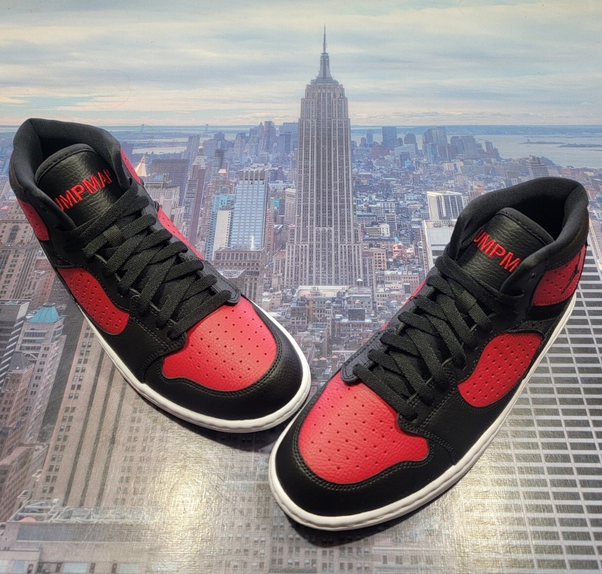 Nike Air Jordan Access Bred Black/Gym Red-White Mens Size