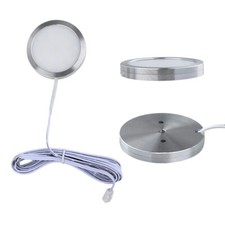 DC 12V 3W Slim LED Cabinet Light Kitchen Wine Display Round Ceiling Spotlight