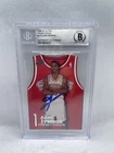 Allen Iverson Signed 1996-97 Ultra Fresh Faces #5 Rookie Beckett Auto