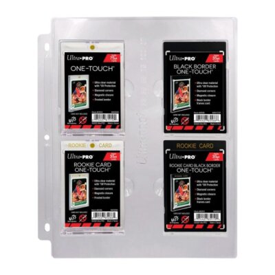 Ultra Pro 4-Pocket Page für One Touch Magnetic Holder (23 - 100pt) NEU & OVP!