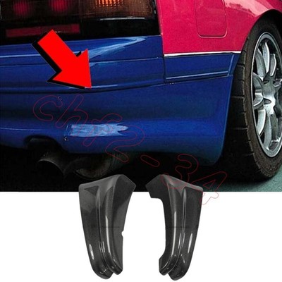 Fit For Mazda RX7 FD3S Dry Carbon Fiber Rear Bumpers Lip Side
