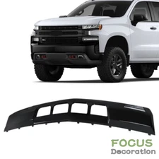 For Chevy Silverado 1500 2022-2023 Black Front Lower Bumper Valance Skid Plate