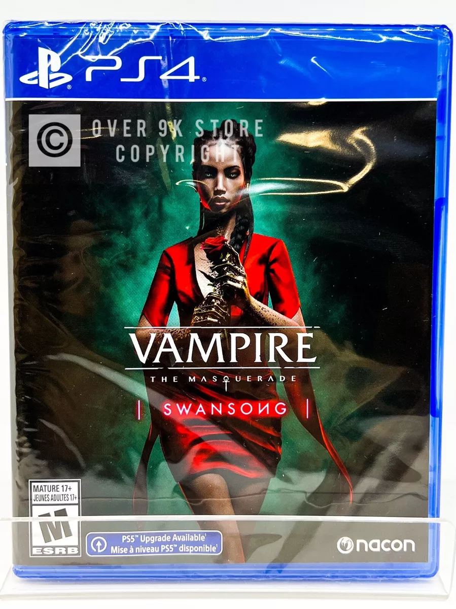 Vampire The Masquerade Swansong - PS4 - Brand New, Factory Sealed