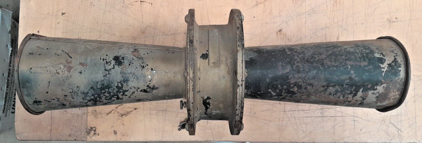 Vintage 1920's Signal Engineering Co. Double-Sided Vibrating Horn Alarm WORKS!