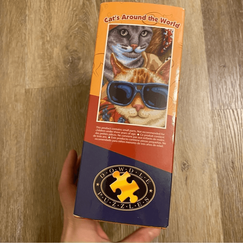 Dowdle 100 Piece Puzzle Cats Around The World Complete Large Pieces 16 x 20 - Picture 2 of 7