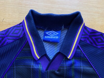 Maillot De Football Écosse Vintage 1994-1996 Home - Marque Umbro, Taille M Pour Homme, Occasion En Bon état