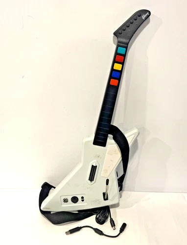 GUITAR HERO X-PLORER WIRED CONTROLLER FOR MICROSOFT XBOX 360 W/ BREAKAWAY CABLE - Picture 1 of 10