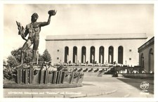 Götaplatsen With Poseidon And The Art Museum, Gothenburg, Sweden Postcard