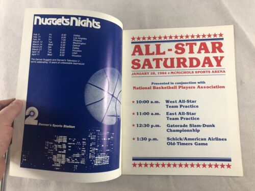 1984 NBA All-Star Saturday Program, 1st Slam Dunk Contest, Old-Timers Game - Picture 3 of 16