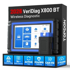 New TOPDON VeriDiag X800BT Car Diagnostic Tool Full System & Bi-Directional Tool