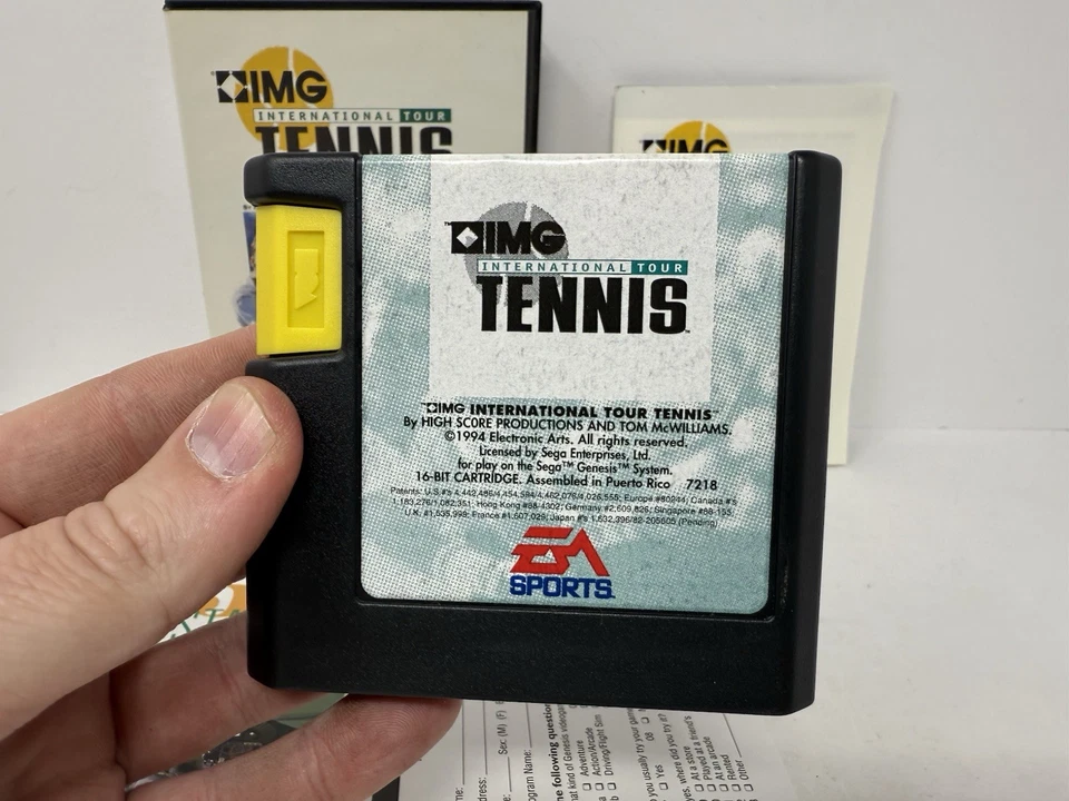 IMG International Tour Tennis (Sega Genesis, 1994) - Image 3 of 4