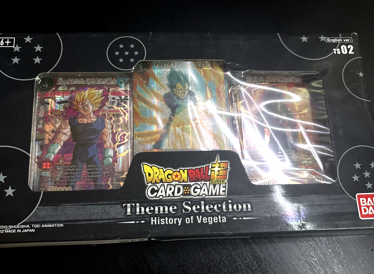 Dragonball Super Card Game Theme Selection: History of Vegeta Brand New  Sealed