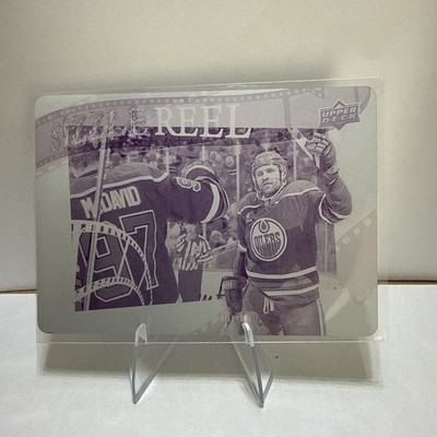 25-26 Upper Deck Series 2 Leon Draisaitl Sizzle Reel Magenta Printing Plate 1/1