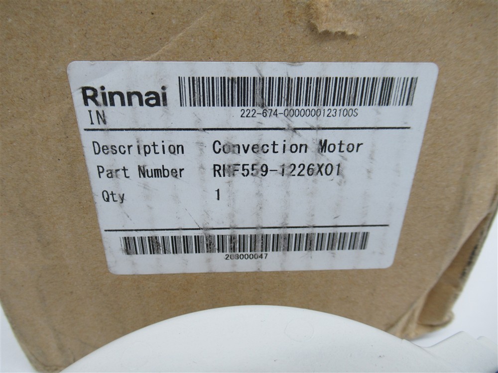 Rinnai RHF229-1226X01, Convection Motor | eBay
