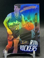 1997-98 Fleer Ultra John Stockton #8 of 12 RR Utah Jazz Rim Rockers HOF 🔥🏀🔥