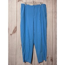 A New Day Womens Blue Tapered Leg High Rise Stretch Pants Size 17R