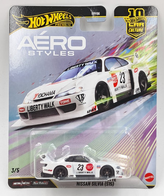 2026 Hot Wheels Premium Nissan Silvia (S15) Aero Styles Real Riders Car Culture