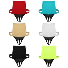 Männer Tanga Unterwäsche T-Rücken Lendenschurz-Stil Party Niedrige Bebauung