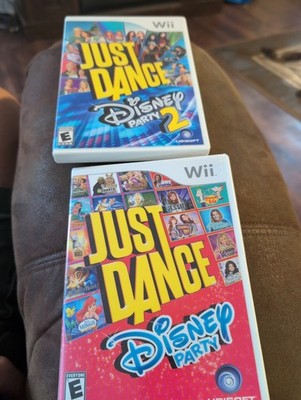 Just Dance Disney Party 1 & 2 (Nintendo Wii Lot Of 2)