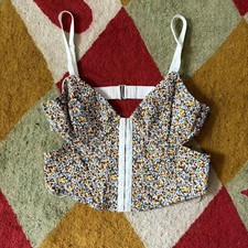 Floral corset top