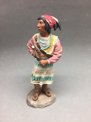 Castagna 1991 Native American Indian Osceola Figure Figurine 6.5'' Resin Italy