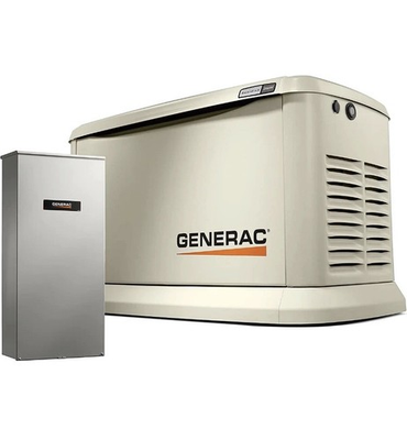 #ad Generac Guardian 26kW Standby Generator w 200 amp Transfer Switch 7291 $3142.00