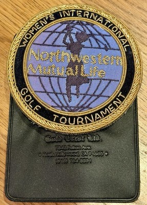 Vintage 1980s Women s International Golf Tournament Patch - Northwestern Mutual 