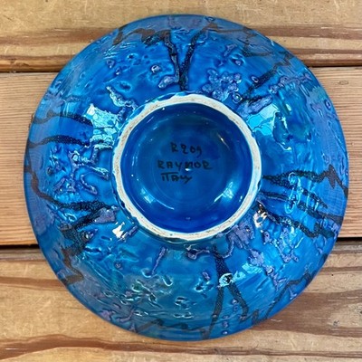 Vintage Aldo Londi Bagni Italy Raymor Rosenthal Netter Bowl MCM. 6.5x2.75''