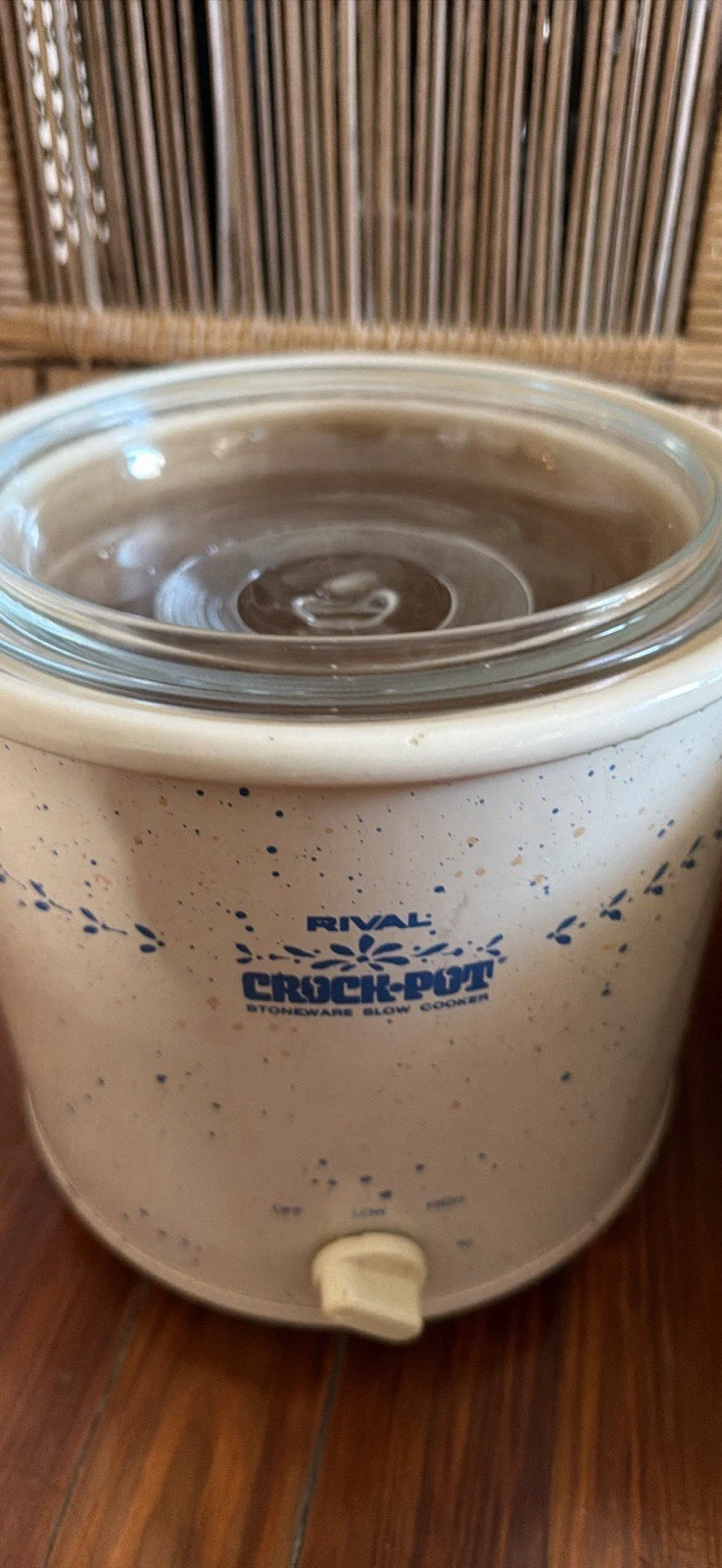 Vintage Rival Crock-Pot Stoneware slow cooker
