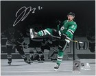 Jason Robertson Dallas Stars Signed 8" x 10" Green Jersey Celebration Photograph