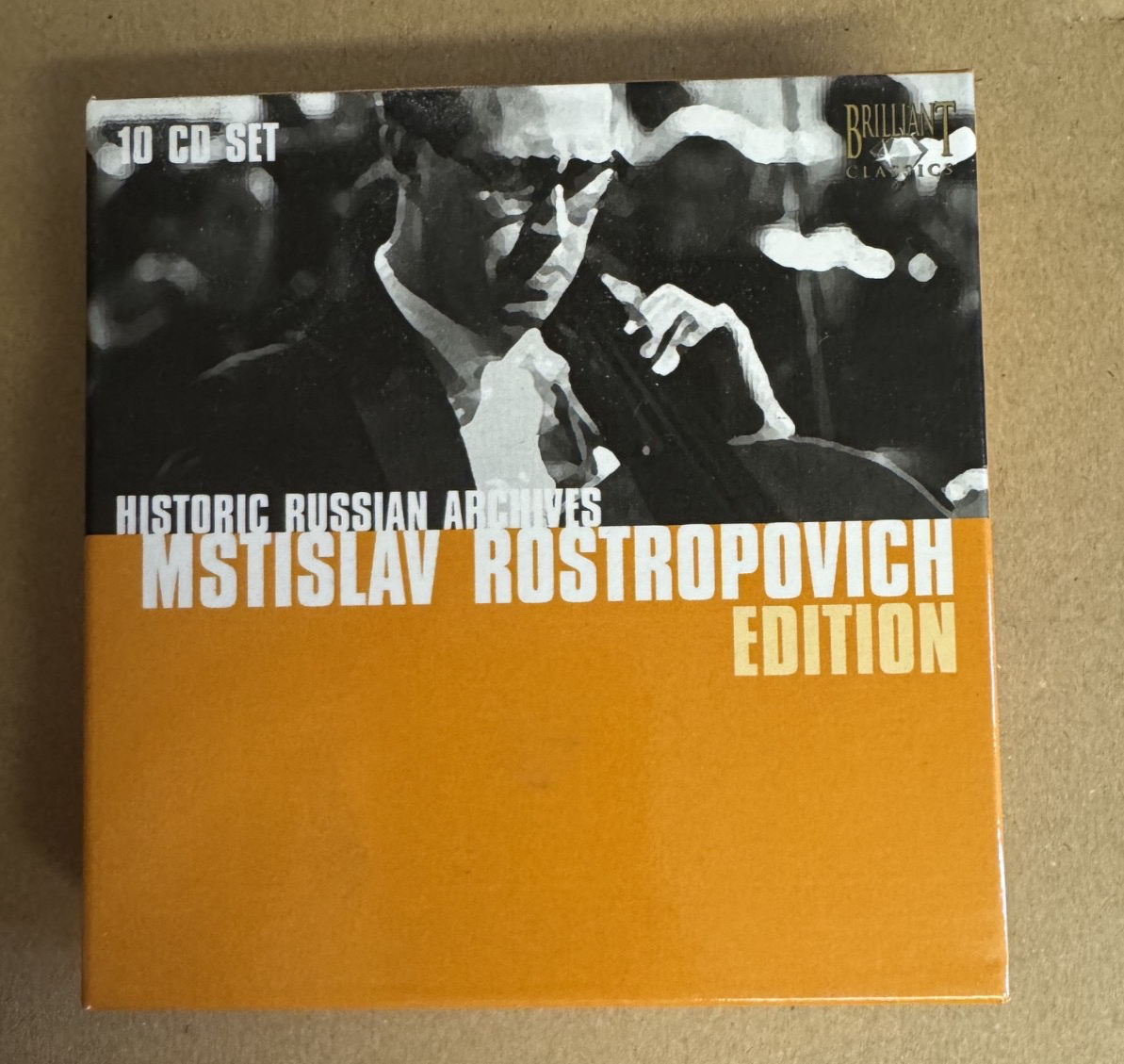 Mstislav Rostropovich Edition Historic Russian Archives 10 CD BOX SET