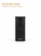 Kustom PA50 Portable PA Speaker System - High Quality Sound