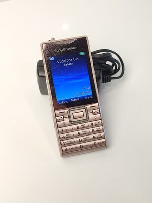 Sony Ericsson J10i2 Elm Rose Pink Mobile Button Phone Tested Working Wi-Fi 3G 