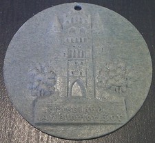 ?0428? German Winterhilfswerk WHW cardboard pendant WW2 NS Volkswohlfahrt