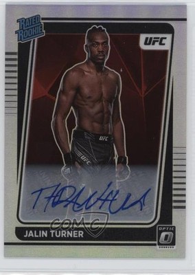 2022 Donruss Optic UFC Rated Rookie Holo Prizm Signatures Jalin Turner Auto 0xe8
