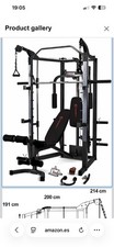 Marcy Eclipse RS7000 Smith Machine Power Cage Home Gym with Adjustable Bench