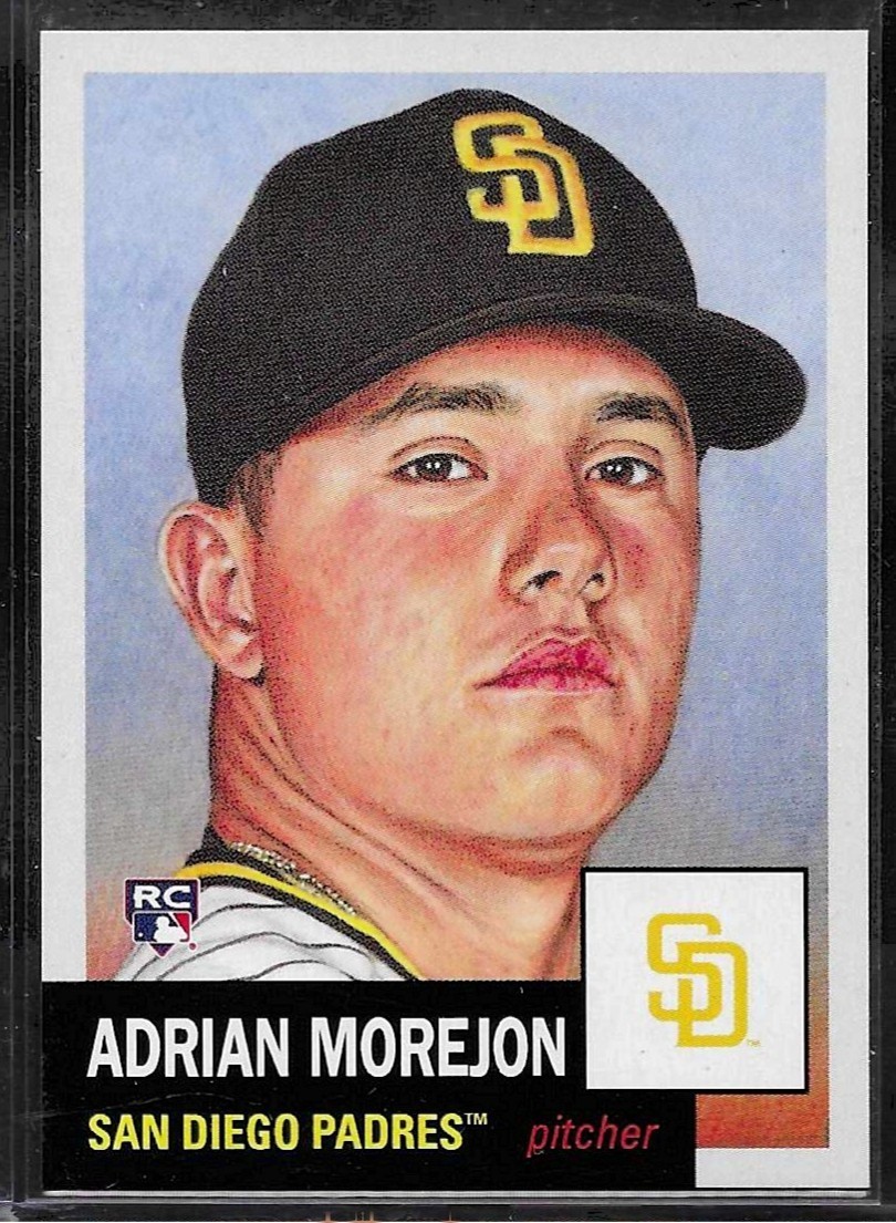 2020 Topps Living Set # 294 ADRIAN MOREJON Rookie San Diego Padres 1,978 PR c