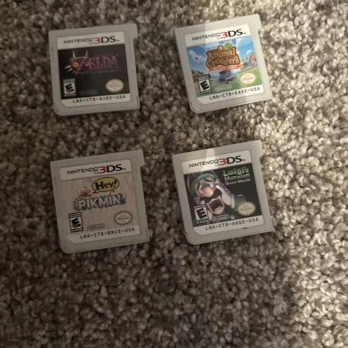 New ListingNintendo 3Ds Game Lot Zelda,Luigi’s,Animal Crossing, Hey Pikmin