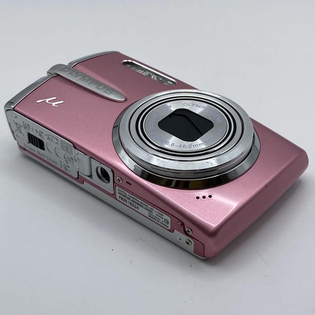 【OLYMPUS μ1020 デジタルカメラ ローズピンク オリンパス Olympus μ1020 Rose Pink Retro Digital Camera 10x Zoom