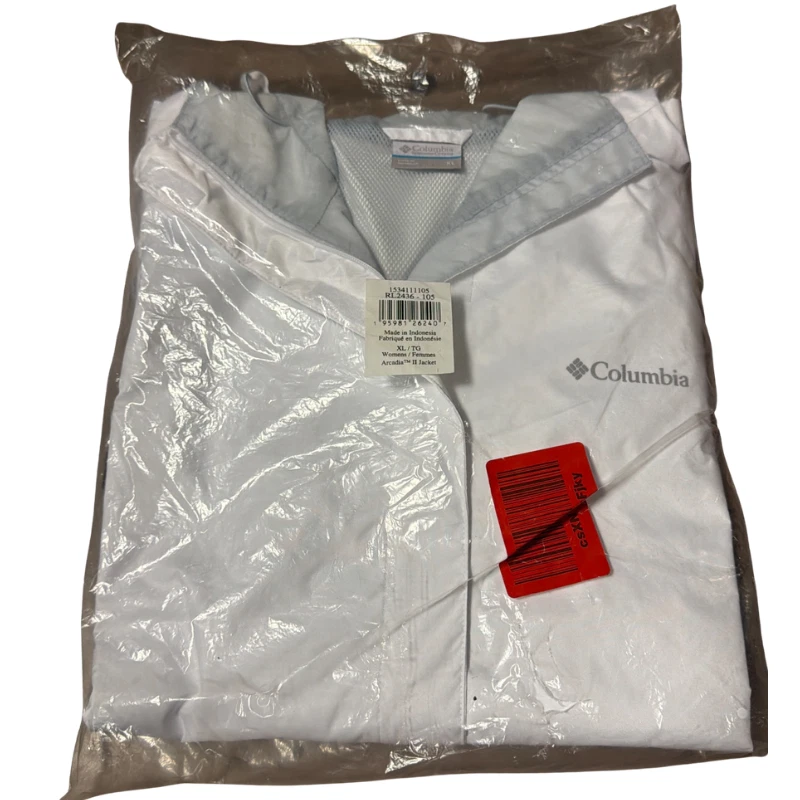 Women Columbia Arcadia II Lightweight Rain Jacket XL Waterproof Hooded